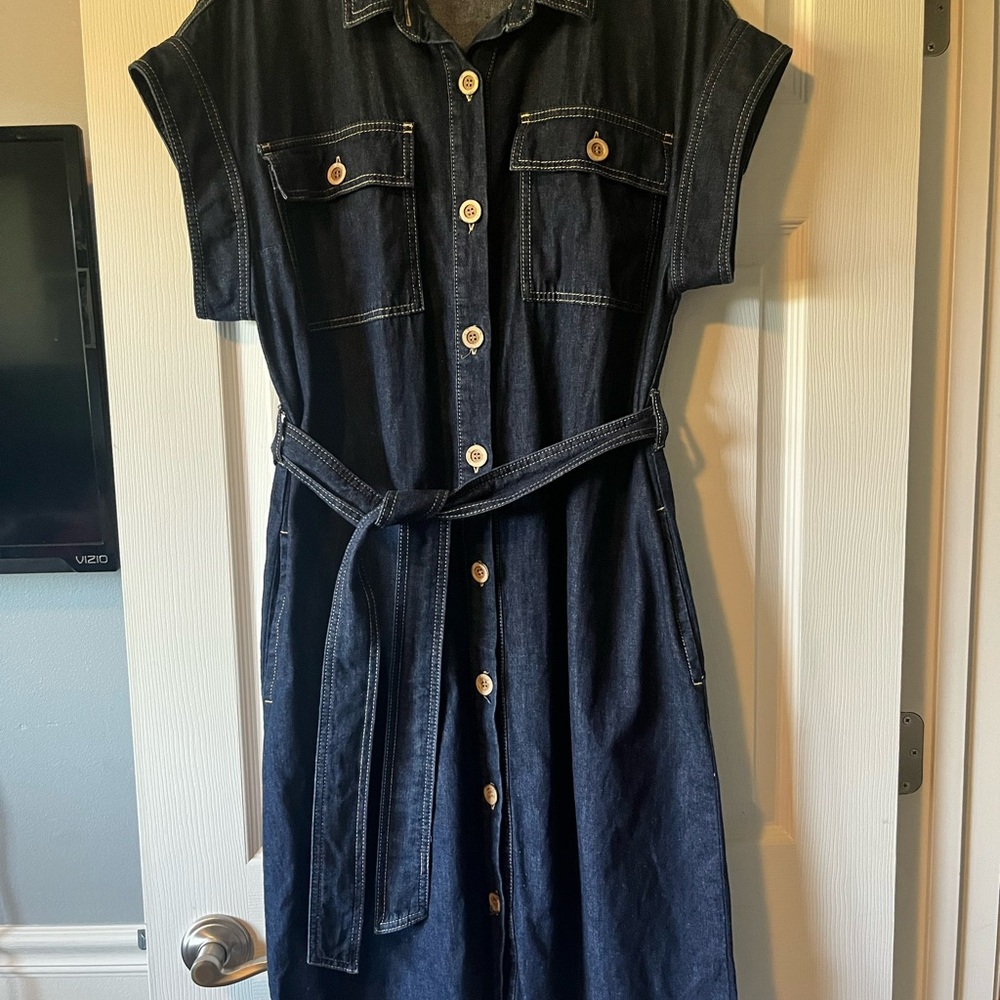Kut from the Kloth Indigo Denim Dress